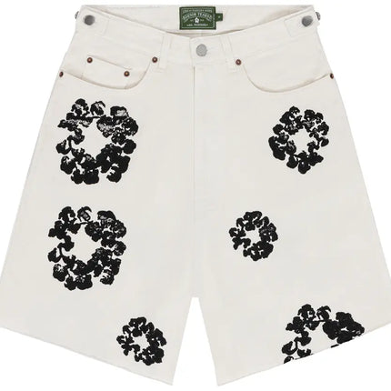Denim Tears Wreath Jean Short 'White'