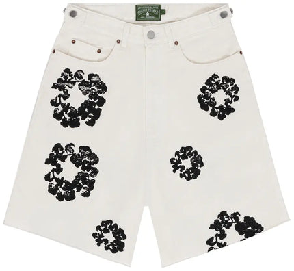 Denim Tears Wreath Jean Short 'White'