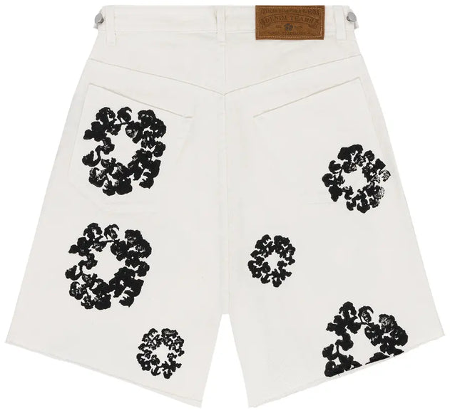 Denim Tears Wreath Jean Short 'White'