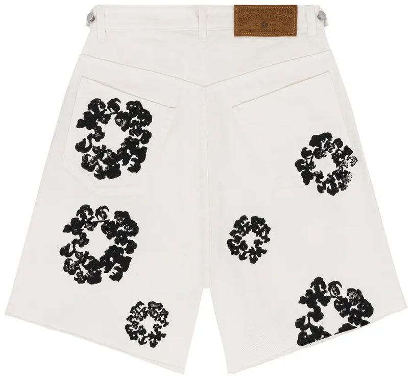 Denim Tears Wreath Jean Short 'White'