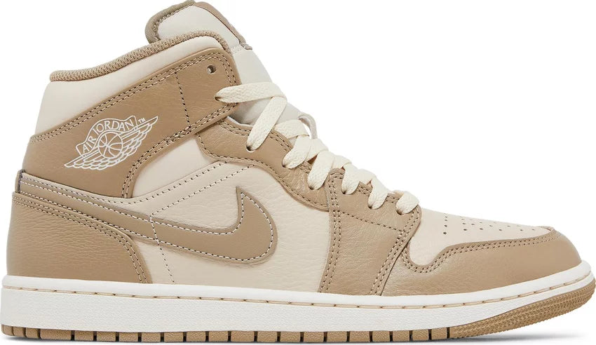 AIR JORDAN 1 MID LEGEND LT BROWN/KHAKI PHANTOM