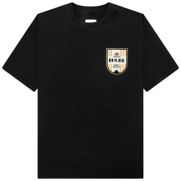 Rhude Mont-Blanc Hotel Tee 'Vintage Black'