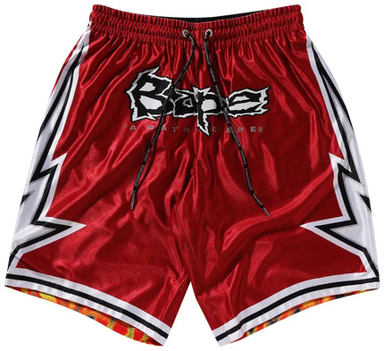 BAPE Reversible Basketball Shorts 'Red'