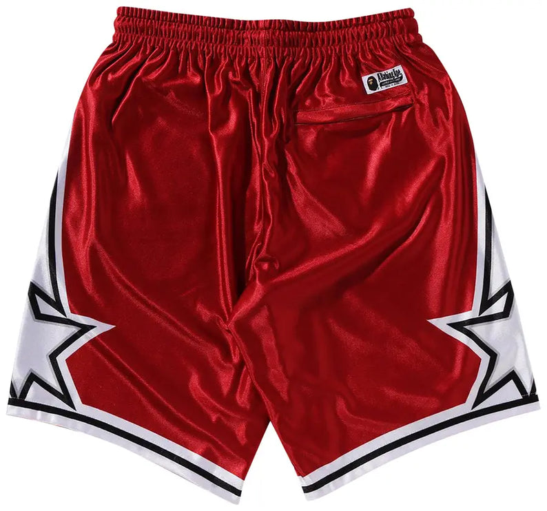 BAPE Reversible Basketball Shorts 'Red'
