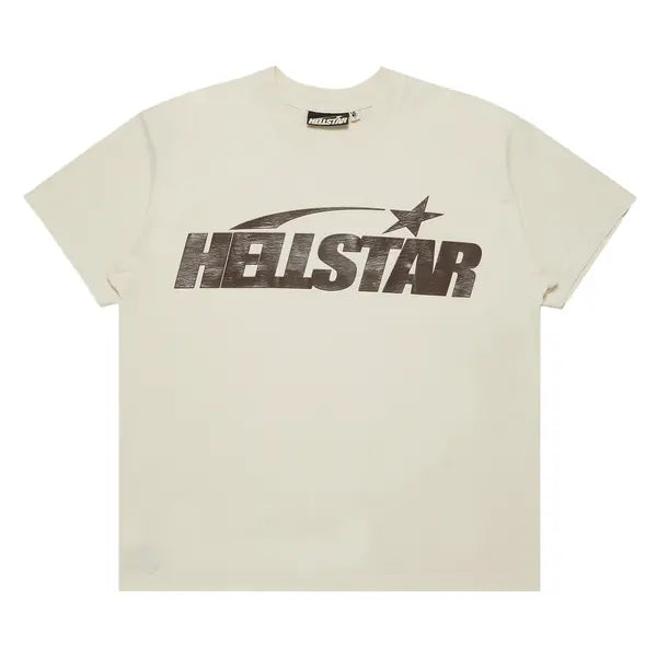 Hellstar Classic T-Shirt White/Brown