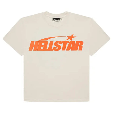 Hellstar Classic T-Shirt (Regular Print) White/Orange