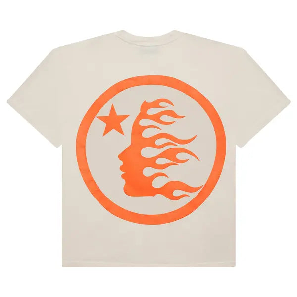 Hellstar Classic T-Shirt (Regular Print) White/Orange
