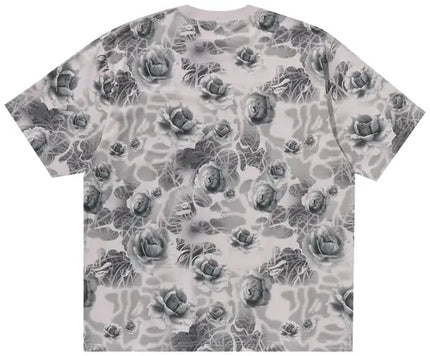 BAPE Floral Solid Camo Logo Relaxed Fit Tee 'Grey'