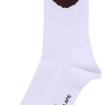 BAPE Ape Head Socks 'White'