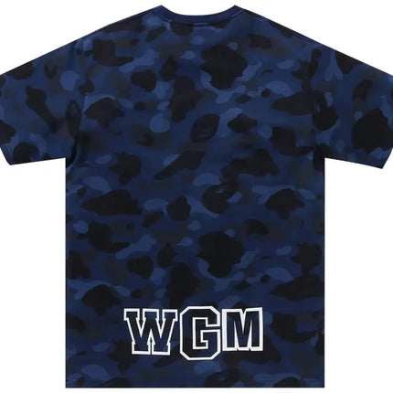 BAPE Color Camo Shark Tee 'Navy'