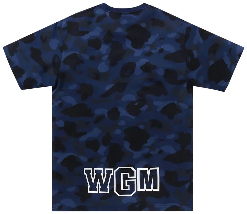 BAPE Color Camo Shark Tee 'Navy'