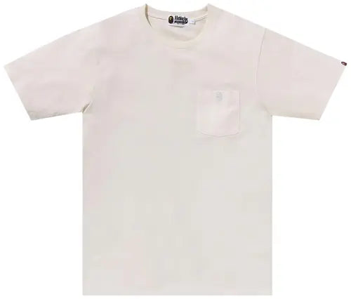 BAPE Gaement Dye One Point Pocket Tee 'Ivory'