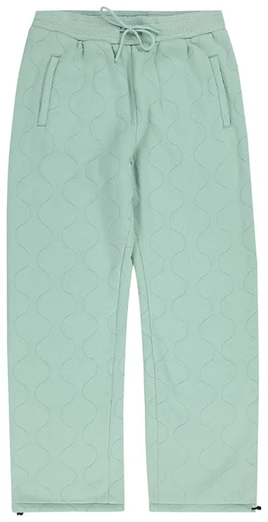 Pleasures Wave Quilted Easy Pants 'Matcha'