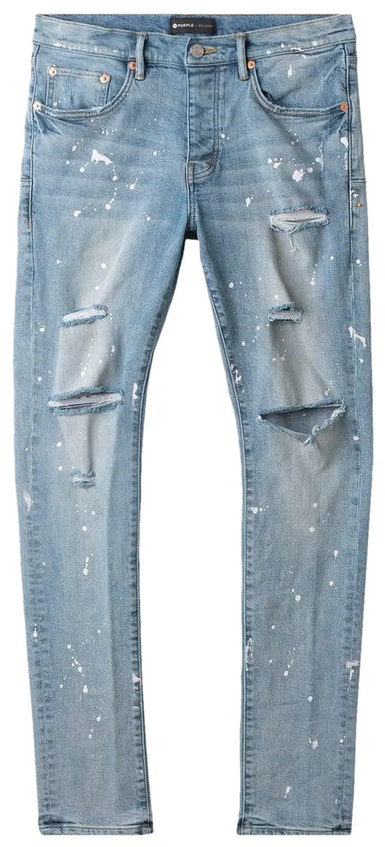 PURPLE BRAND Slim fit Jeans - Light Indigo paint