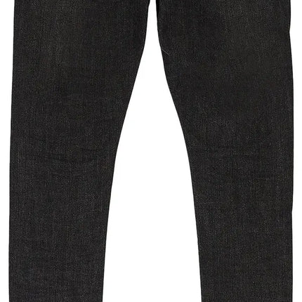 PURPLE BRAND Over Spray Skinny Jeans Black