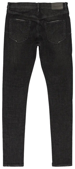 PURPLE BRAND Over Spray Skinny Jeans Black