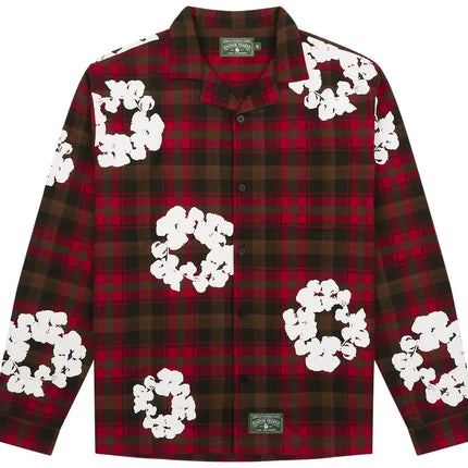 Denim Tears Wreath Pajama Shirt 'Red'