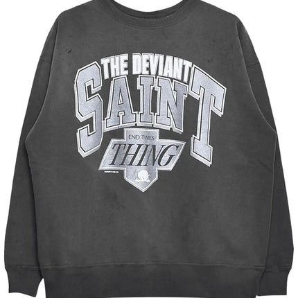 SAINT Mxxxxxx Deviant Crewneck Sweatshirt Black