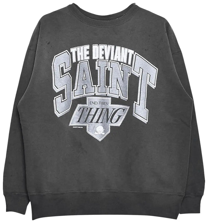 SAINT Mxxxxxx Deviant Crewneck Sweatshirt Black
