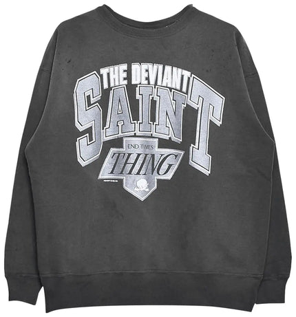 SAINT Mxxxxxx Deviant Crewneck Sweatshirt Black