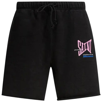 SAINT Michael Mxxxxxx Ribon Saint Sweatshort 'Black'