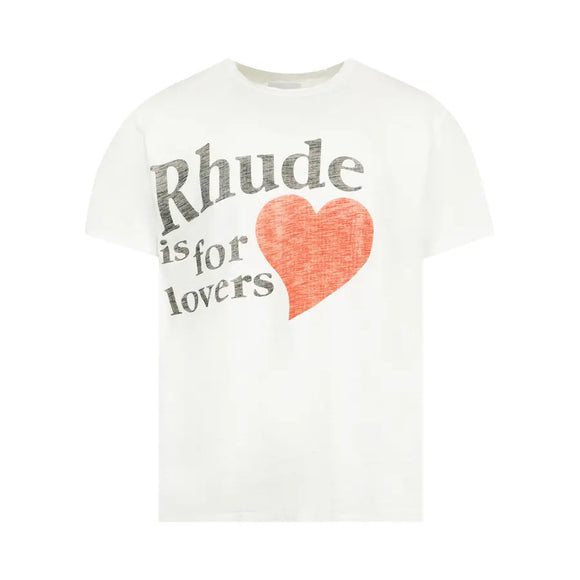 Rhude Lovers Slub Tee 'White'