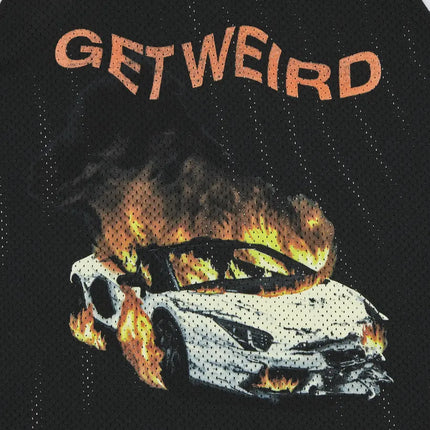 Anti Social Social Club Burnout Basketball Jersey 'Black'