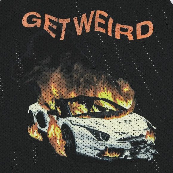Anti Social Social Club Burnout Basketball Jersey 'Black'