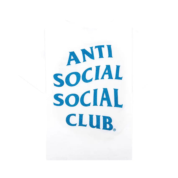 Anti Social Social Club Mind Games Glitter Tee 'White'