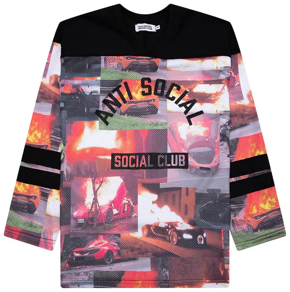 Anti Social Social Club Burnout Hockey Jersey 'Multicolor'