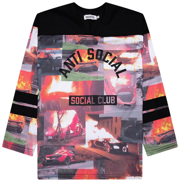 Anti Social Social Club Burnout Hockey Jersey 'Multicolor'