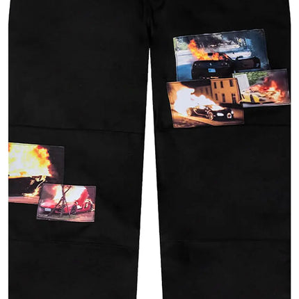 Anti Social Social Club Burnout Work Pant 'Black'
