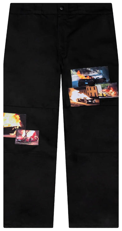 Anti Social Social Club Burnout Work Pant 'Black'