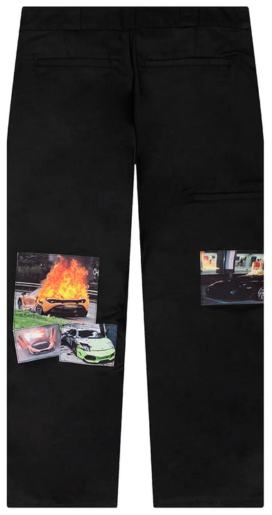 Anti Social Social Club Burnout Work Pant 'Black'