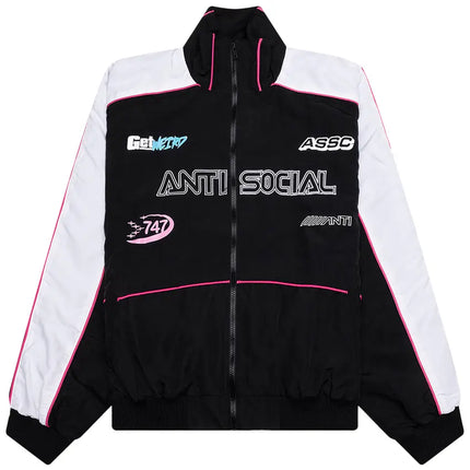 Anti Social Social Club Racing Track Jacket 'Black'