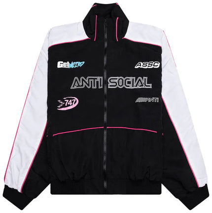 Anti Social Social Club Racing Track Jacket 'Black'
