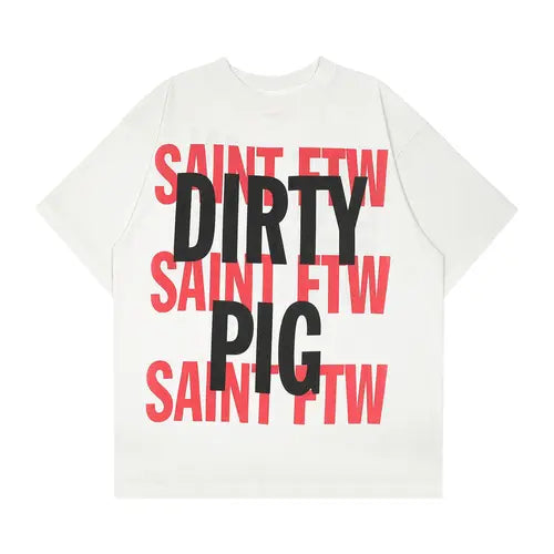 SAINT Mxxxxxx Dirty Pig Short-Sleeve Tee 'White'