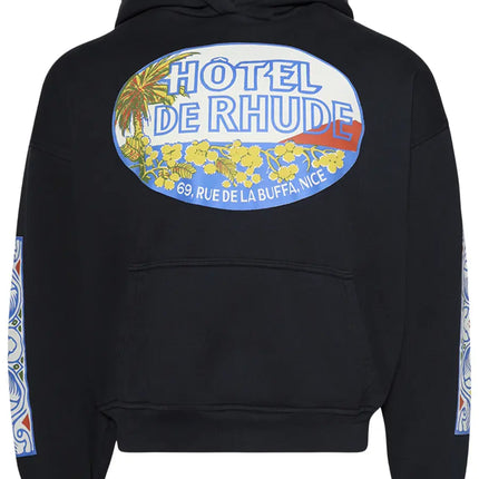 Rhude Hotel Hoodie 'Vintage Black'