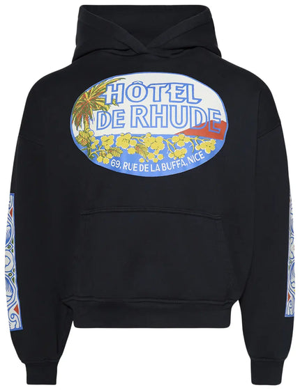 Rhude Hotel Hoodie 'Vintage Black'