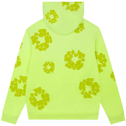 Denim Tears Mono Cotton Wreath Hoodie 'Neon Green'