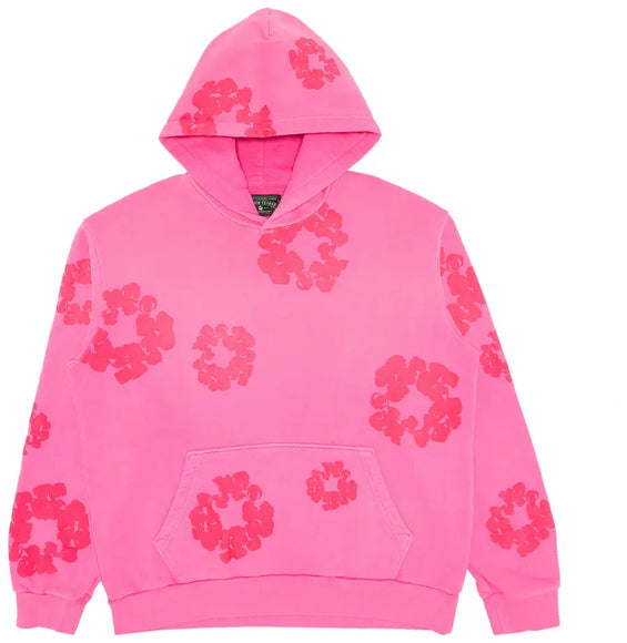 Denim Tears Mono Cotton Wreath Hoodie 'Pink'