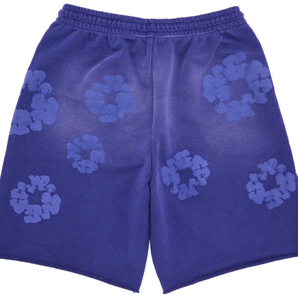 Denim Tears Mono Cotton Wreath Sweat Shorts 'Washed Blue'