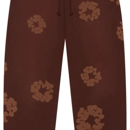 Denim Tears Mono Cotton Wreath Sweatpants 'Brown'