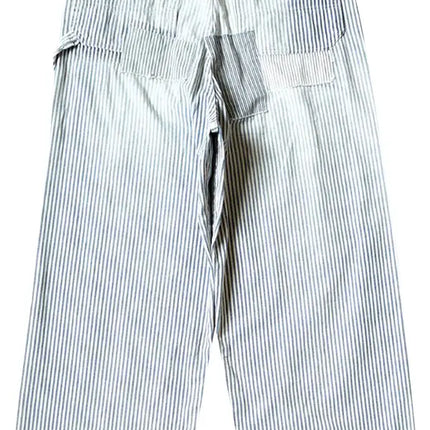 KAPITAL 10oz HICKOREE Stripe Painter PORT Baggy Pants
