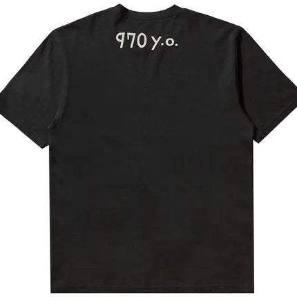 Kapital Jersey Crew T-Shirt (Rainbowy Trunk) 'Black'