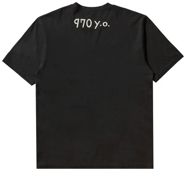 Kapital Jersey Crew T-Shirt (Rainbowy Trunk) 'Black'