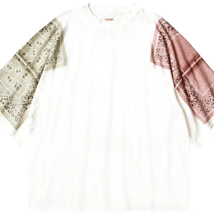 Kapital Jersey Bandanna Huge T-Shirt (Peckish Rainbowy) Green