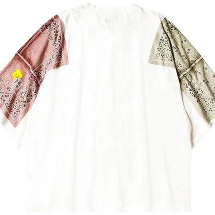 Kapital Jersey Bandanna Huge T-Shirt (Peckish Rainbowy) Green