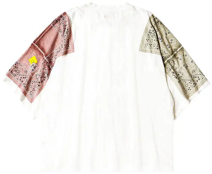 Kapital Jersey Bandanna Huge T-Shirt (Peckish Rainbowy) Green