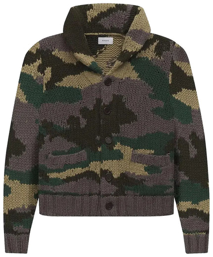 Rhude Camo Cardigan